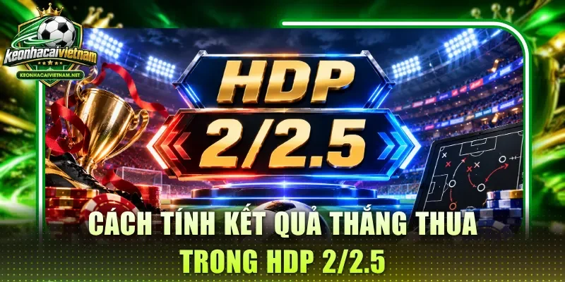 Cách tính kết quả thắng thua trong HDP 2/2.5