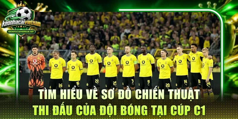 Tìm hiểu về sơ đồ chiến thuật thi đấu của đội bóng tại Cúp C1